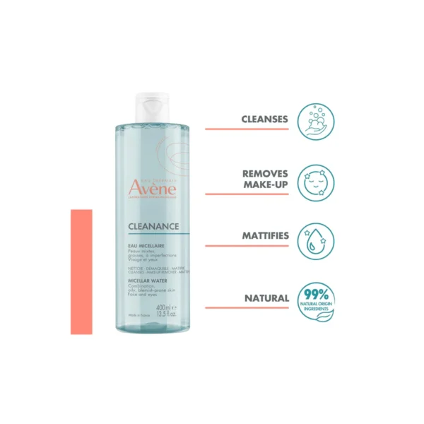3282770390315-Av_C3_A8ne_Cleanance_Micellar_Water_for_Oily_2C_Blemish-prone_skin-0711039058648192744_900x Avène - Cleanance Micellar Water 400ml