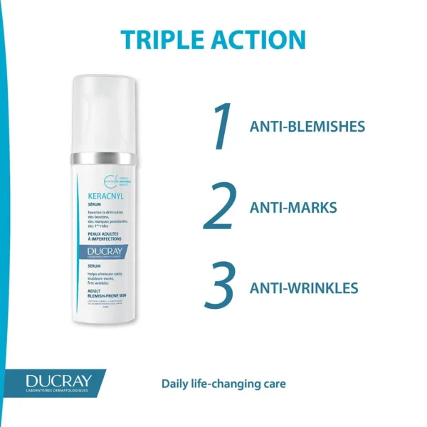 Ducray Keracnyl Serum - Adult Belmish-Prone Skin