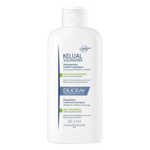 ducray_kelualsquanormshampoocaspaoleosa Ducray Kelual-Squanorm Oily Dandruff Shampoo 200ml
