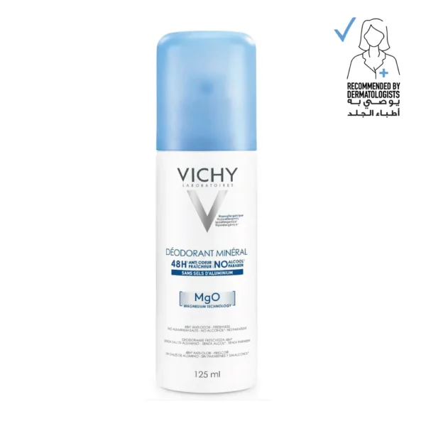 Vichy 48 Hour Mineral Spray Deodorant 125ml