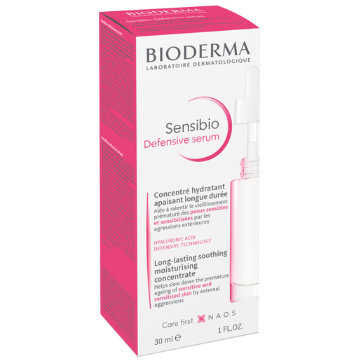 Bioderma, Sensibio, Defensive Serum, Soothing Moisturising Concentrate - 30 Ml