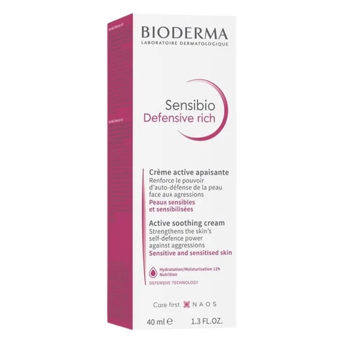 Bioderma Sensibio Soothing Cream is a rich and soothing cream for the cheeks.