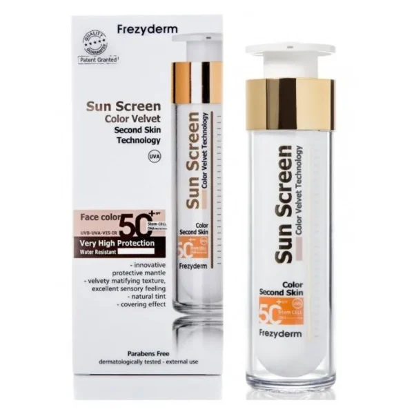 frezyderm-sun-screen-color-second-skin-spf-50-frezyderm Frezyderm – Sun Screen Color Second Skin SPF 50+