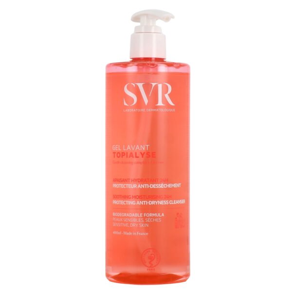 svr-topialyse-anty-dryness-gel-cleanser-400 TOPIALYSE Facial Wash Gel, 400 ml, SVR